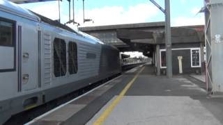 (HD) Chiltern Mainline 67015 Seen Passing Through Stafford Light Loco