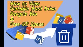 How to View Portable Hard Drive Recycle Bin & Free UP Space | 2021 | Best Trick & Tips