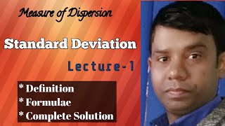 Standard Deviation (Lecture-1) I Measure of Dispersion By Rambabu Yadav