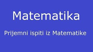 FON Beograd, Prijemni ispit iz matematike 2004. zadatak 01.