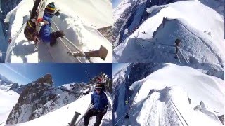 Skiing the Vallée Blanche - A 2800M drop over 17KM to Chamonix town