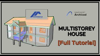 Multistory House Modelling - Full ArchiCAD 24 Tutorial