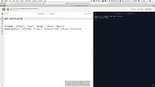 92 The filter function in Python