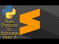 Run Python In Sublime Text 3🔥 ||  CODE  TECH ||