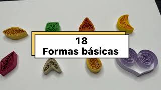 FILIGRANA EN PAPEL PARA PRINCIPIANTES - 18 FIGURAS BASICAS