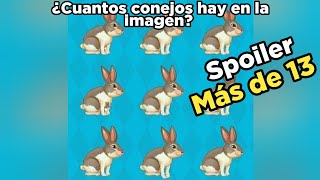 ¿Cuantos conejos ves? / How many rabbits are there in the picture.