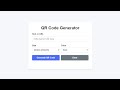 QR Code Generator with HTML, CSS & JavaScript