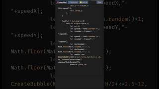 Create Button Bubble Particles with HTML Canvas | HTML5 Canvas Tutorial #shorts #coding #JavaScript