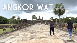 Angkor Wat Full Tour Walking Footage | Siem Reap Cambodia 4K HDR #AngkorWat