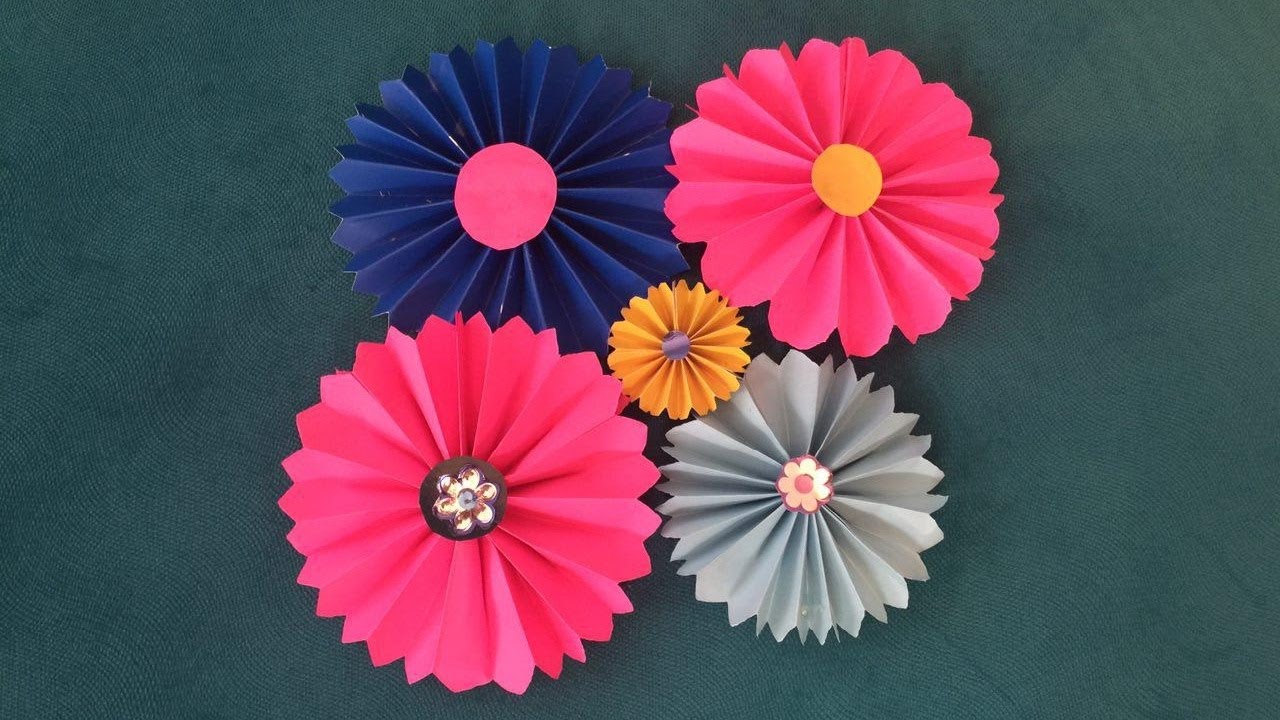 Paper Flowers Diy Youtube
