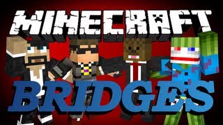 Minecraft Bridges Minigame w/ CaptainSparklez, SkyDoesMinecraft, and Bashur | JeromeASF