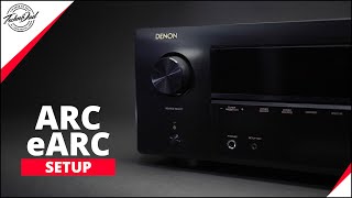 Denon AVR-X3700H eARC:ARC Setup | How to Setup Dolby Atmos Passthrough | (X4700H, X6700H)