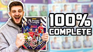 I *COMPLETED* the Panini Premier League 2022 Sticker Collection!! (100% Complete!)