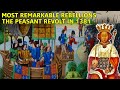 What caused the peasant revolt in 1381?