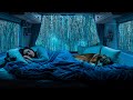 Cozy Car Rain & Soft Thunder 🌙 Healing Rain Sounds for Deep Sleep and Full Relaxation