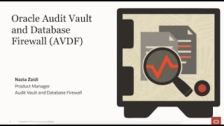 Oracle Audit Vault and Database Firewall (AVDF) Deep Dive