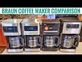 Braun Brew Sense Coffee Maker Comparison KF7370, KF7170, KF7000, & KF5650 WHAT IS DIFFERENT?