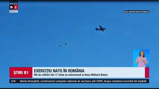 NATO IN ROMANIA - CEL MAI MARE EXERCITIU DIN ULTIMII 25 ANI, MII DE MILITARI LA BAZA MILITARA BOOBOC