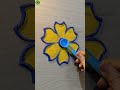 rangoli for diwali easy and beautiful rangolidesign diwalirangoli shorts