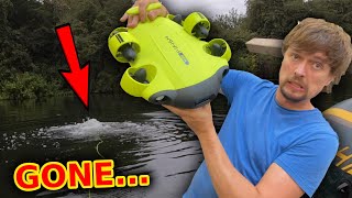 Underwater Drone hunts for lost boat *fail