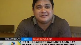 BT: 3 arrest warrant vs. ex-Gov. Sajid Ampatuan, inilabas ng Sandiganbayan