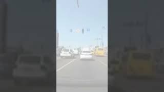 Ukraine: Dashcam video shows missile falling into moving traffic in Kyiv