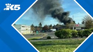 Fire damages about 13 units at Everett storage facility
