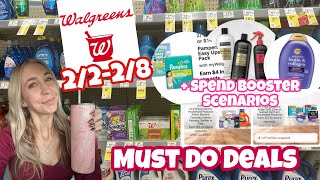 WALGREENS MUST DO DEALS 2/2-2/8 + SPEND BOOSTER SCENARIOS | 8 ITEMS FOR $11 + MORE DEALS!