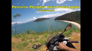 CometGT650R na Praia Ponta Aguda: Rolê Perigoso em Caraguatatuba