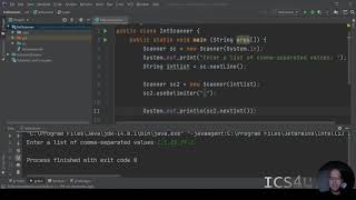 ICS4U Parsing Integers With Scanners in Java