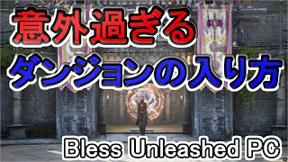 【Bless Unleashed】意外過ぎる「ダンジョン」の入り方が【ゆっくり実況】