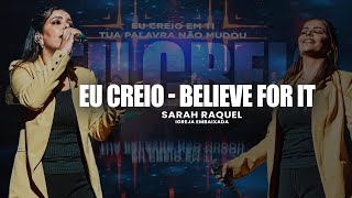 Sarah Raquel - Eu Creio (Believe for it) - (Ao Vivo)