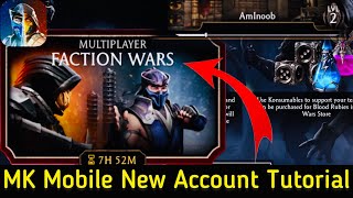 New Account Tutorial | Tips | Faction War | MK Mobile