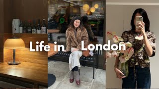 Life In London | vlog, floral arrangements, workout routine, shopping haul