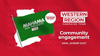 WATCH LIVE | ⁠John Mahama holds community engagement at Japa | #Mahama4change2024 | WoezorTV