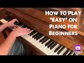 Easy Piano Tutorial for Beginners | “Easy” by the Commodores