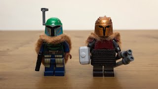 How to make custom Lego fur capes for minifigures! Custom Lego Star Wars Mandalorian capes