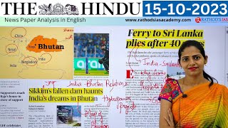 15-10-2023 | The Hindu Newspaper Analysis in English | #upsc #IAS #currentaffairs #editorialanalysis