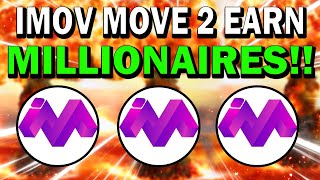 IMOV IMT CRYPTO!! MOVE 2 EARN PROJECT WILL MAKE MILLIONAIRES!!