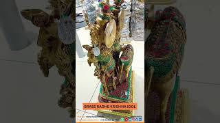 Taajoo - Brass Radha Krishna Idol