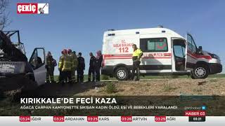 Kırıkkale'de Feci Kaza 29.04.2021 TURKEY