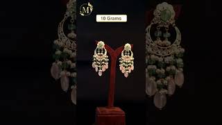 Polki Beads Combination Earrings | Mukunda Jewellers | First Ever Factory Outlet