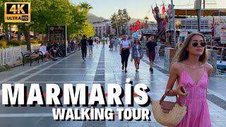 Marmaris City Center Walking Tour l September 2021 Muğla ,Turkey [4K UHD]