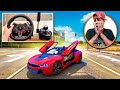 JOGANDO GTA 5 DO RENATO GARCIA COM VOLANTE SIMULADOR E FREIO DE MÃO DE DRIFT (LOGITECH G29)