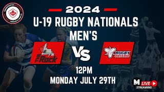 Canadian Men's Rugby U19 Championships Atlantic vs. Ontario Monday July 29th