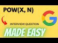 Pow(x, n) - Leetcode 50 - Python