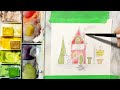 watercolor santa s workshop a cozy christmas painting