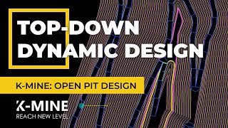 Top-Down Design of an Open Pit with K-MINE Dynamic Design Tool