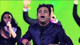 A. R. Rahman playing music Jai Ho (song), without instruments. An unbelievable concert at CES 2016