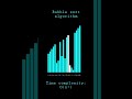 Bubble sort algorithm visualization #shorts #code #coding #python #programming